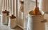 Фото #2 товара Ceramic honeypot with wooden lid