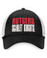 Фото #3 товара Men's Black, White Rutgers Scarlet Knights Stockpile Trucker Snapback Hat