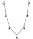 Charming bronze necklace with crystals EGS3014221