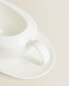 Plain bone china gravy boat