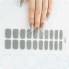 Фото #2 товара Gel Nail Foils Nooves Glitter grey (20 штук)