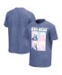 Фото #1 товара Men's Blue Janis Joplin Squares Washed Graphic T-shirt