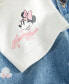 ფოტო #3 პროდუქტის Baby Minnie Mouse T-Shirt & Shortall, 2 Piece Set
