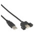 Фото #2 товара INLINE USB 2.0 Cable 60 cm