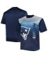 Фото #1 товара Men's Navy New England Patriots Big and Tall T-shirt