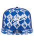Фото #4 товара Men's Royal Los Angeles Dodgers Seeing Diamonds A-Frame Trucker 9FIFTY Snapback Hat