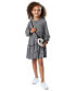 ფოტო #1 პროდუქტის Little Girls Knit Dress with Bag