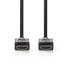 Фото #2 товара Nedis High Speed HDMI Cable with Ethernet - 2 m - HDMI Type A (Standard) - HDMI Type A (Standard) - 3840 x 2160 pixels - 3D - Black