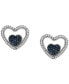 Фото #1 товара Серьги Macy's Blue & White Double Heart