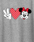 ფოტო #3 პროდუქტის Trendy Plus Size Minnie Mouse Graphic T-shirt