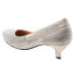 Фото #5 товара Trotters Kiera T1805-065 Womens Beige Leather Slip On Pumps Heels Shoes 7