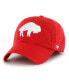 Men's Red Distressed Buffalo Bills Gridiron Classics Franchise Legacy Fitted Hat
