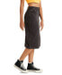 ფოტო #3 პროდუქტის Women's Denim Pencil Midi Skirt