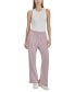 ფოტო #1 პროდუქტის Women's Ribbed Flared Pull-On Pants