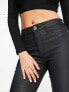 Фото #4 товара River Island Molly mid rise coated skinny jean in black