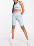 Фото #4 товара The North Face Training Flex high waist legging shorts in lilac dye print