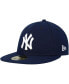 ფოტო #1 პროდუქტის Men's Navy New York Yankees Oceanside Low Profile 59FIFTY Fitted Hat