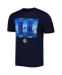 Фото #3 товара Men's Navy Dallas Mavericks City Skyline T-shirt