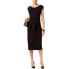 Фото #1 товара Alfani New Knit Sheath Sweater Dress Deep Black Size M