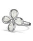 ფოტო #3 პროდუქტის Jardin Flower Ring with Mother of Pearl