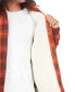 Фото #4 товара Men's Ridgefield Plaid Fleece-Lined Flannel Shirt Jacket