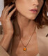 Elegant gold-plated necklace Sea Glass Honey SKJ1736710