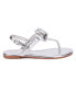 Фото #3 товара Rosette Women's Single Flower Thong T-Strap Sandal