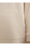 Фото #4 товара LCW Modest Kapüşonlu Düz Uzun Kollu Oversize Kadın Sweatshirt Tunik