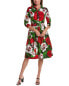 Фото #1 товара Samantha Sung Audrey Shirtdress Women's Red 6