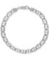 Фото #1 товара Flat Mariner Link Chain Bracelet in Sterling Silver, Created for Macy's