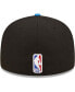 Фото #2 товара Men's Blue, Black Oklahoma City Thunder 2022 Tip-Off 59FIFTY Fitted Hat