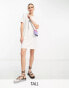 Фото #1 товара ONLY Tall mini t-shirt dress in white