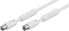 Wentronic 3.5m Coaxial Cable - 3.5 m - BNC M - BNC FM - White