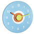 Фото #1 товара Наименование товара: Настенные часы дизайнерские TFA Dostmann 60.3015.06 - AA - 1.5 V Синий - Пластик 40 мм 170 грамм