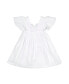 ფოტო #2 პროდუქტის Girls' Flutter Sleeve Eyelet Empire Dress, Infant