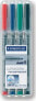 Фото #1 товара Staedtler STAEDTLER Folienstift Lumocolor B nonperm 4St