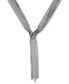 ფოტო #1 პროდუქტის Crystal Multi-Chain Lariat Necklace, 19" + 3" extender, Created for Macy's
