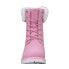 Фото #5 товара Lugz Clove Fur WCLOVFD-6556 Womens Pink Nubuck Ankle & Booties Boots