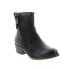 Фото #2 товара Miz Mooz Bronte 111253-101 Womens Black Leather Zipper Casual Dress Boots 6