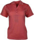 Фото #1 товара Page & Tuttle Two Color Stripe Short Sleeve Polo Shirt Womens Size M Casual P20