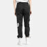 Фото #4 товара Спортивные брюки Hipanda 第五元素 3D多口袋功能性梭织直筒裤女款黑色