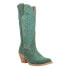 Фото #2 товара Ferrini Quinn Embroidered Snip Toe Cowboy Womens Green Casual Boots 8486151