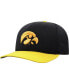 Фото #4 товара Men's Black, Gold Iowa Hawkeyes Two-Tone Reflex Hybrid Tech Flex Hat