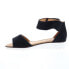 Фото #3 товара Gabor 84-570-17 Womens Black Suede Strap Sandals Shoes