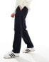 Фото #1 товара Armani Exchange drawstring tailoring fabric trousers in navy