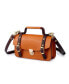 Women's Genuine Leather Snapper Crossbody