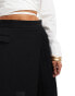 French Connection Harrie pleated mini skirt in black