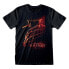 ფოტო #1 პროდუქტის HEROES Official Nightmare On Elm Street Poster short sleeve T-shirt
