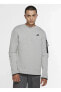 Фото #1 товара Siyah - Gri - Gümüş Erkek Bisiklet Yaka Sweatshirt CU4505-063 M NSW TCH FLC CRW