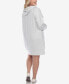 Фото #5 товара Платье-худи женское White Mark plus Size